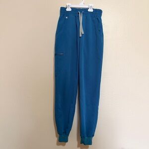 Figs Teal Technical Collection Joggers Scrubs Size XS